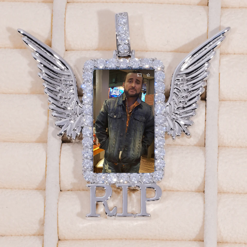 RIP WING 3D CUSTOM PICTURE PENDANT