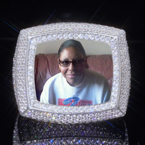 3D CUSTOM PICTURE ICED RING