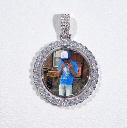 3D Spinning 2-Faced Custom Picture Pendant