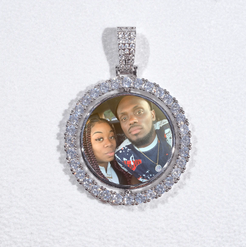 3D Spinning 2-Faced Custom Picture Pendant
