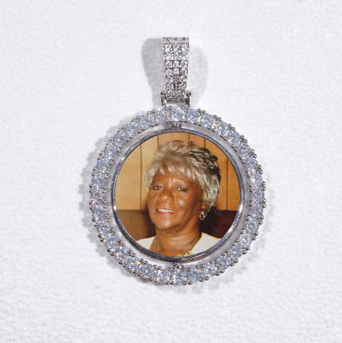 3D Spinning 2-Faced Custom Picture Pendant
