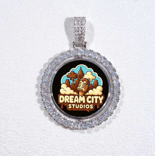 3D Spinning 2-Faced Custom Picture Pendant