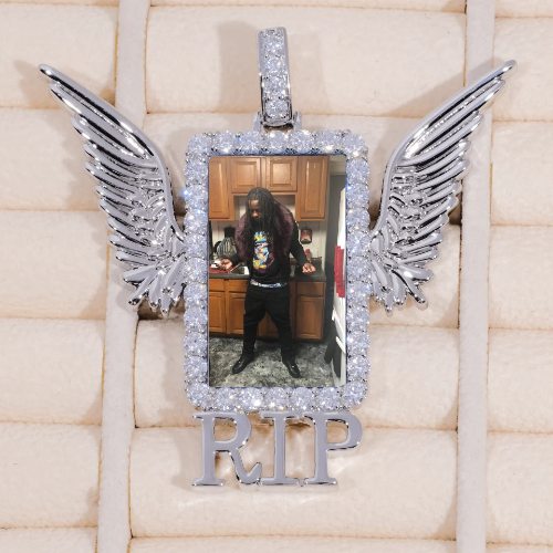 RIP WING 3D CUSTOM PICTURE PENDANT