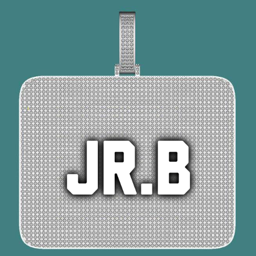 CUSTOM LETTER NECKLACE 3D BIG SQUARE