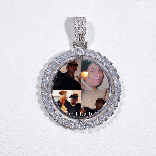 3D Spinning 2-Faced Custom Picture Pendant