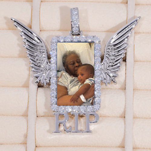 RIP WING 3D CUSTOM PICTURE PENDANT