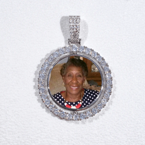 3D Spinning 2-Faced Custom Picture Pendant