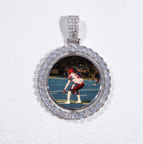 3D Spinning 2-Faced Custom Picture Pendant
