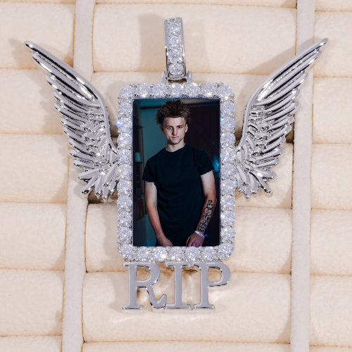 RIP WING 3D CUSTOM PICTURE PENDANT