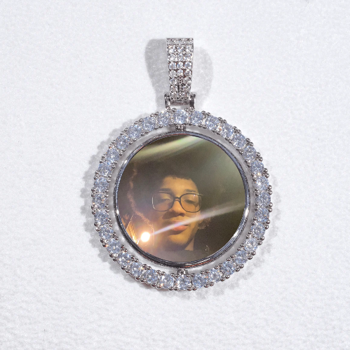 3D Spinning 2-Faced Custom Picture Pendant