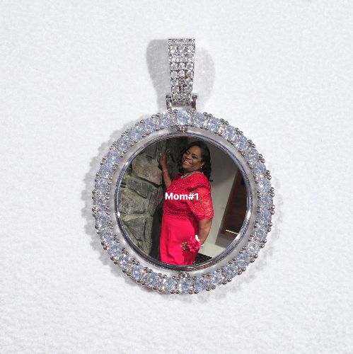 3D Spinning 2-Faced Custom Picture Pendant