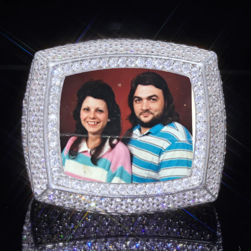 3D CUSTOM PICTURE ICED RING