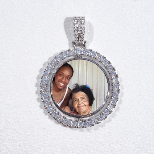 3D Spinning 2-Faced Custom Picture Pendant