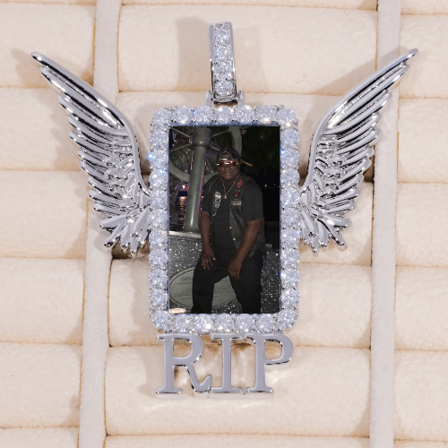 RIP WING 3D CUSTOM PICTURE PENDANT