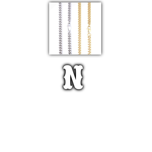Custom Letters Freibeuter Font Necklace