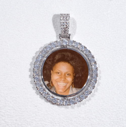 3D Spinning 2-Faced Custom Picture Pendant