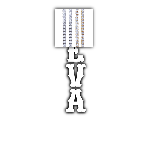 Custom Letters Freibeuter Font Necklace