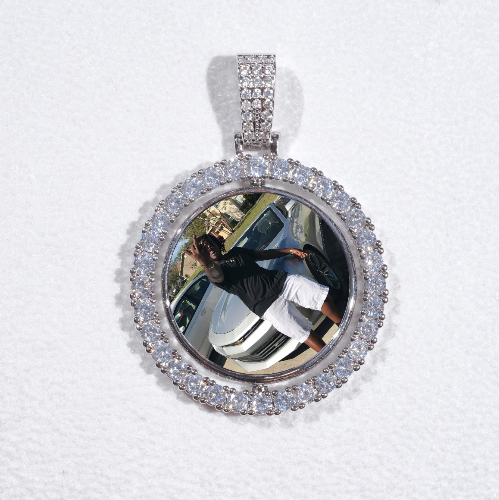 3D Spinning 2-Faced Custom Picture Pendant