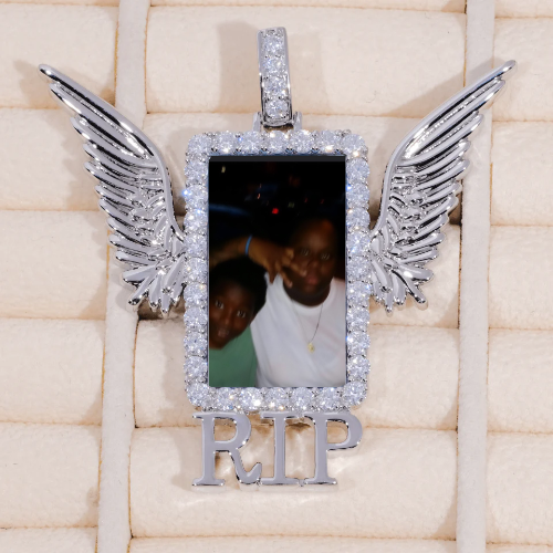 RIP WING 3D CUSTOM PICTURE PENDANT