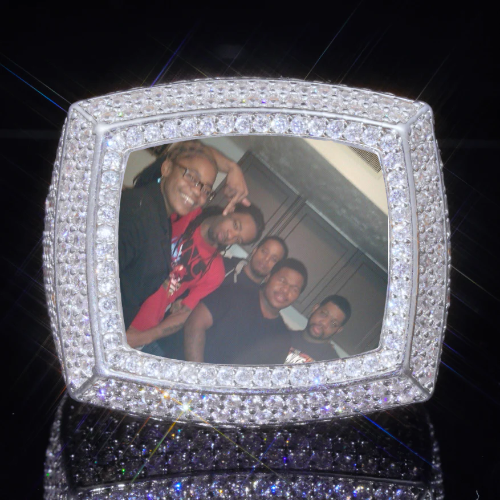 3D CUSTOM PICTURE ICED RING