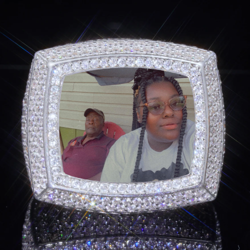 3D CUSTOM PICTURE ICED RING
