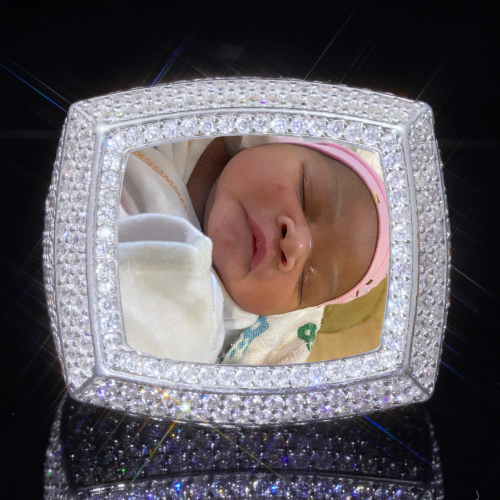 3D CUSTOM PICTURE ICED RING