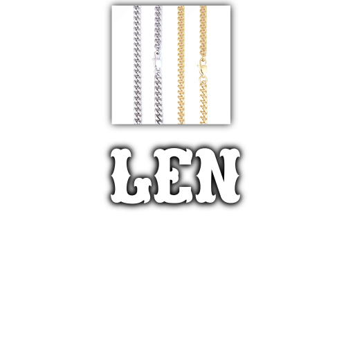 Custom Letters Freibeuter Font Necklace