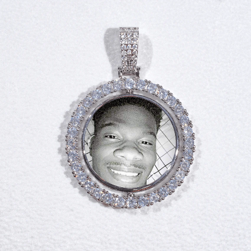 3D Spinning 2-Faced Custom Picture Pendant