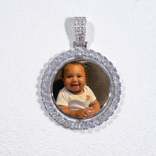 3D Spinning 2-Faced Custom Picture Pendant