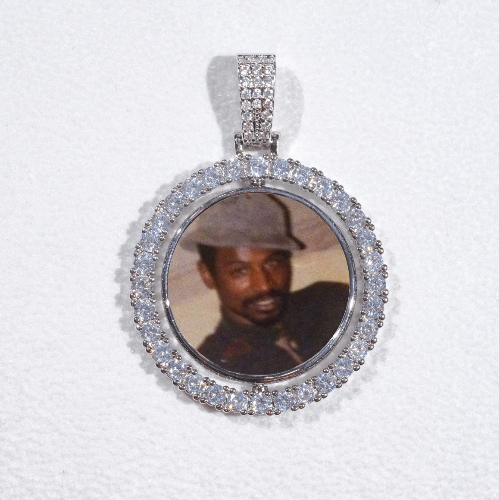 3D Spinning 2-Faced Custom Picture Pendant