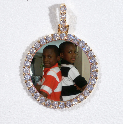 3D CIRCLE CUSTOM PICTURE PENDANT SMALL SIZE
