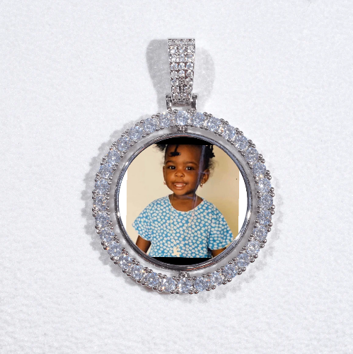 3D Spinning 2-Faced Custom Picture Pendant