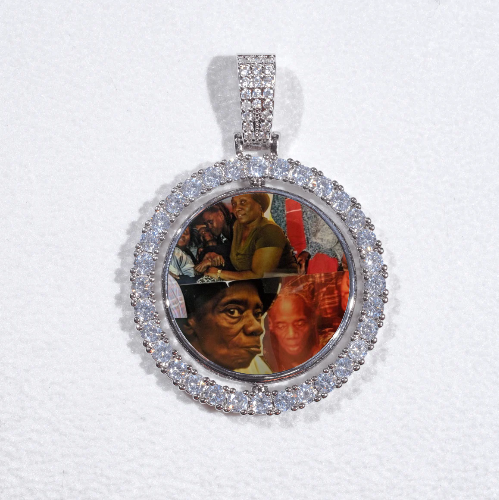 3D Spinning 2-Faced Custom Picture Pendant