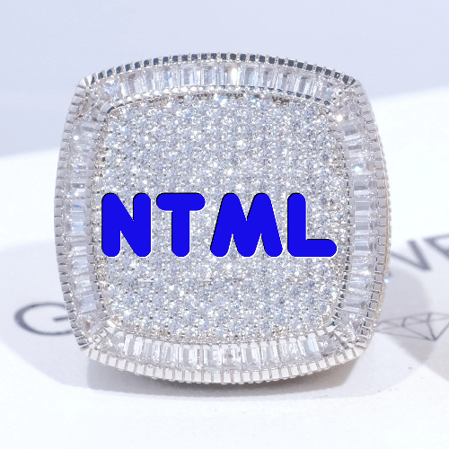 CUSTOM LETTER 3D ICED RING