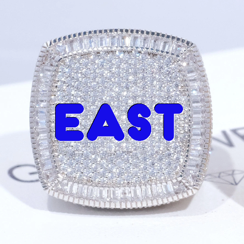 CUSTOM LETTER 3D ICED RING