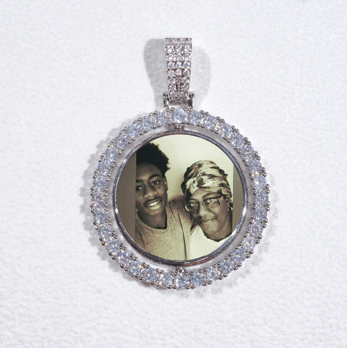 3D Spinning 2-Faced Custom Picture Pendant