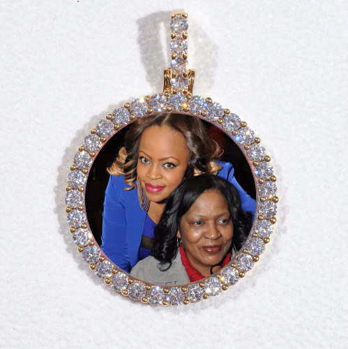 3D CIRCLE CUSTOM PICTURE PENDANT SMALL SIZE