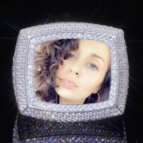 3D CUSTOM PICTURE ICED RING