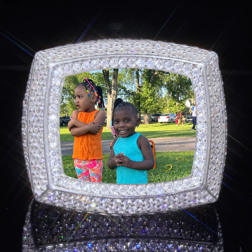 3D CUSTOM PICTURE ICED RING