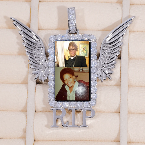 RIP WING 3D CUSTOM PICTURE PENDANT