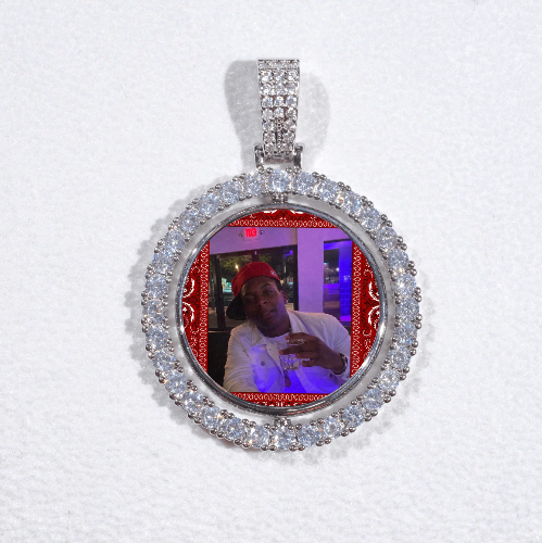 3D Spinning 2-Faced Custom Picture Pendant