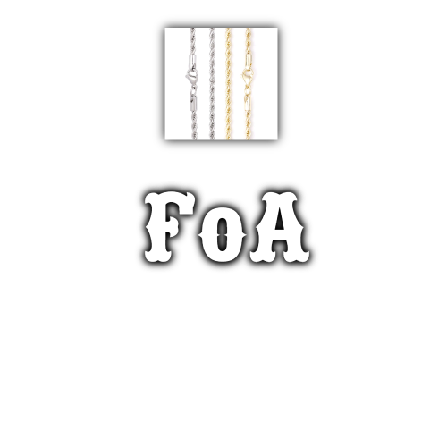 Custom Letters Freibeuter Font Necklace
