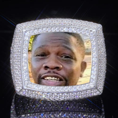 3D CUSTOM PICTURE ICED RING