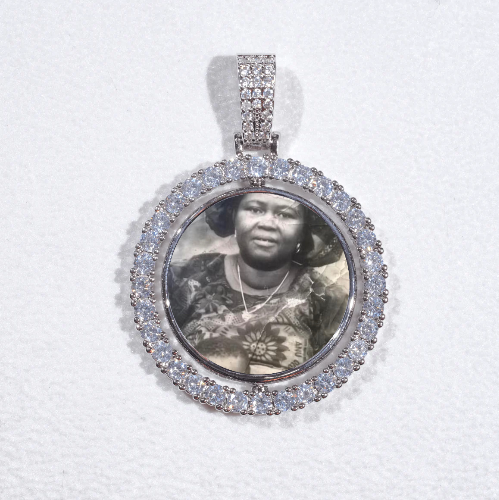 3D Spinning 2-Faced Custom Picture Pendant