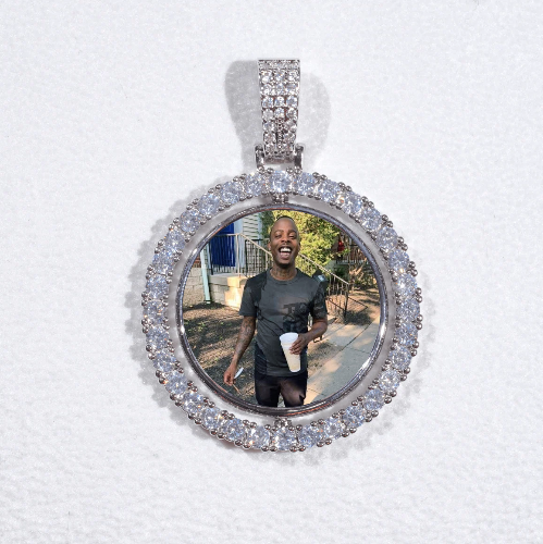 3D Spinning 2-Faced Custom Picture Pendant