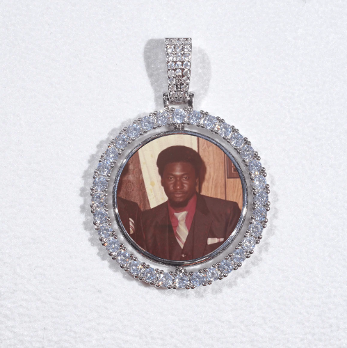 3D Spinning 2-Faced Custom Picture Pendant