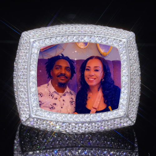 3D CUSTOM PICTURE ICED RING