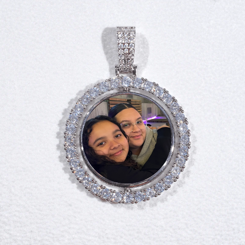3D Spinning 2-Faced Custom Picture Pendant