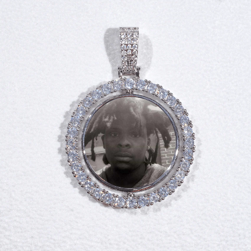3D Spinning 2-Faced Custom Picture Pendant