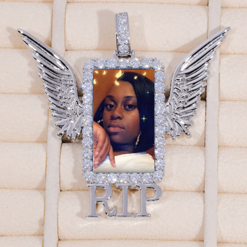 RIP WING 3D CUSTOM PICTURE PENDANT